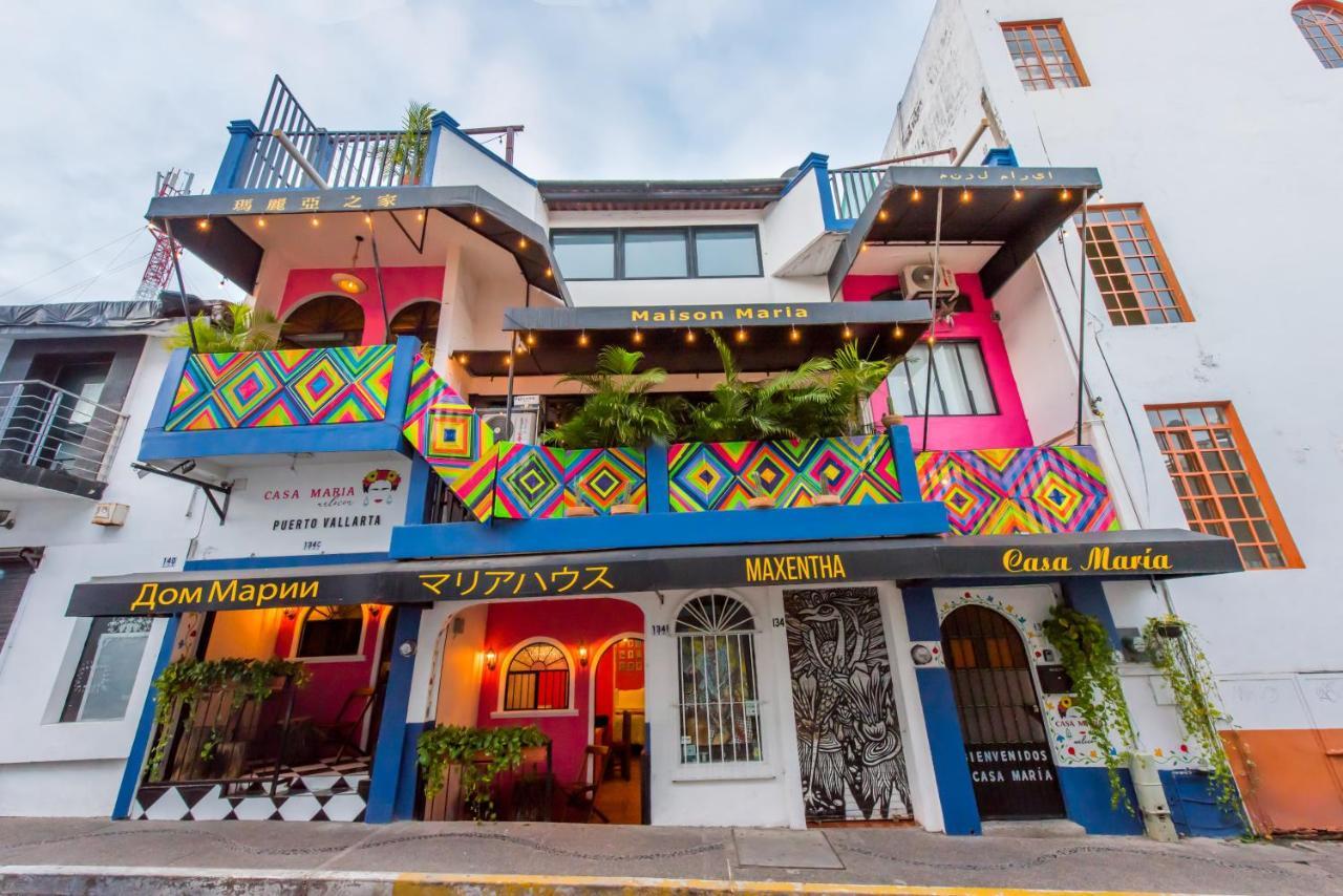 Отель Casa Maria Malecon Пуэрто-Вальярта Экстерьер фото